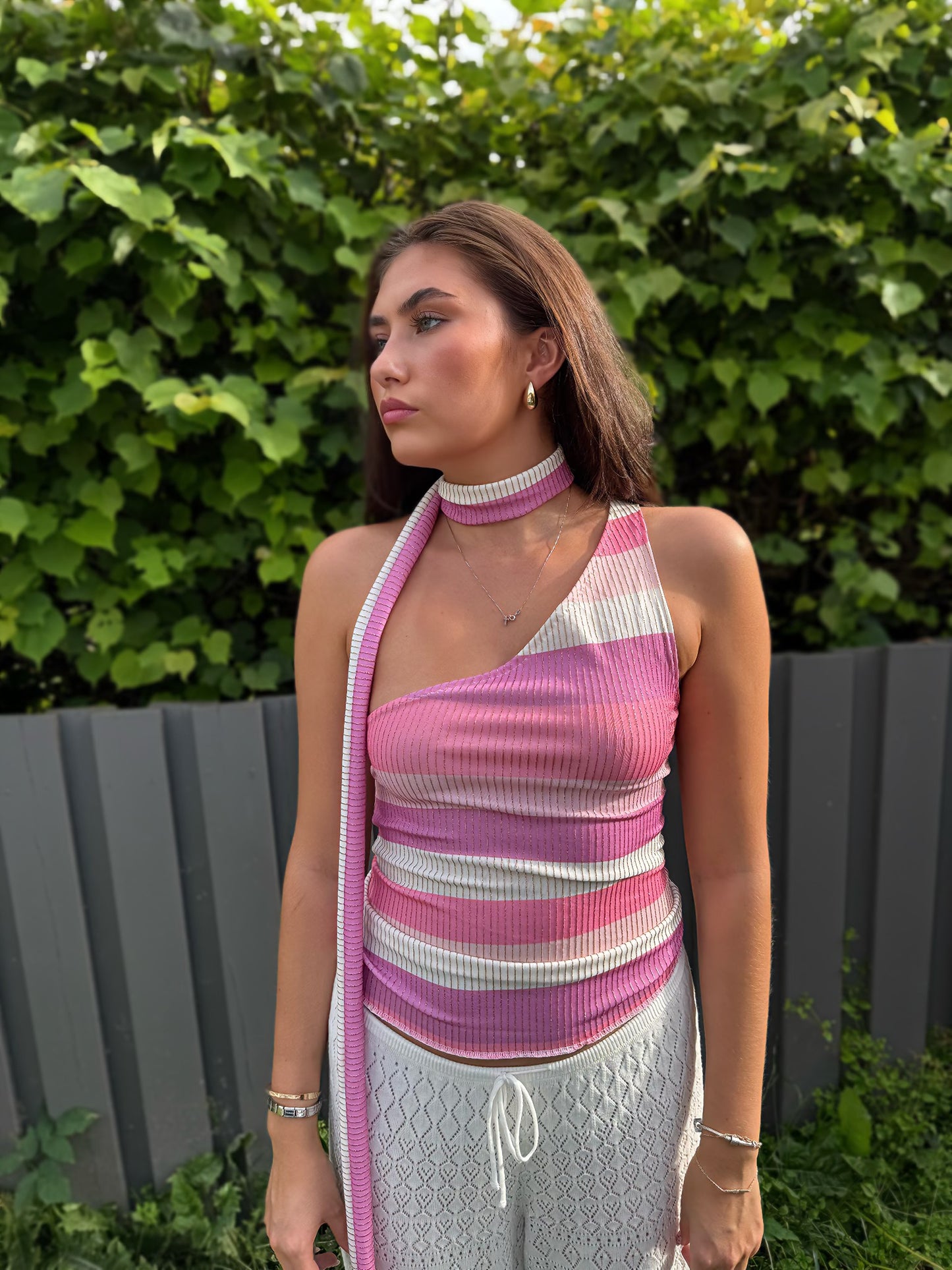 Sophia scarf one shoulder