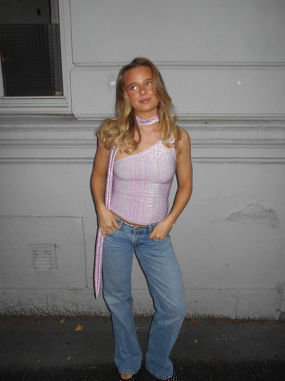 Aurora Scarf One Shoulder