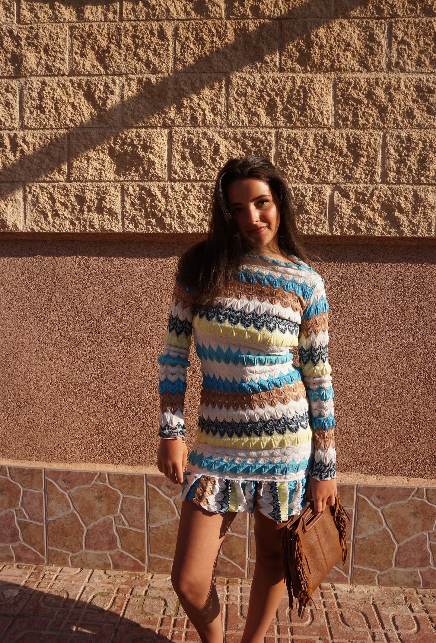 Zigzag Mini Dress (PRESALE)